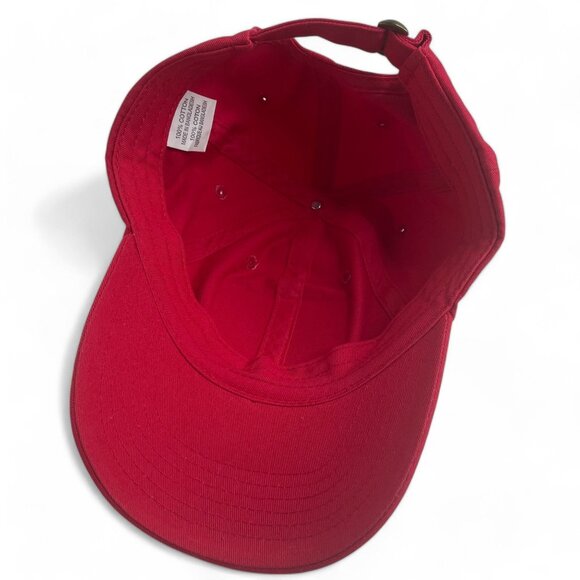 Red Sint Maarten Thirsty Pirate Beach Bar Cotton Adjustable Cap Caribbean Island - Picture 5 of 5